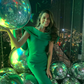 Charming Sheath Green Satin Open Back Long Prom Dress Evening Dress SH2094