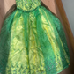 Vintage Summer Green A Line Exquisite Embroidery Tulle Prom Dress Evening Dress SH5902