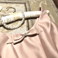 Cute A Line Strap Bow Light Pink Tulle Satin Short Homecoming Dress Cocktail Dress SH3088