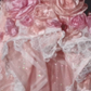 Sweety Ball Gown Strapless Beaded Pink Ombre Floral Tulle Long Prom Dress SH5040