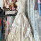 Ivory A Line Halter Beaded Satin Open Back Prom Dress Evening Dress SH5621
