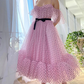 Cute Polka Dot Evening Dress Princess Tulle Long Prom Dress SH745