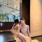 Exquisite Gorgeous A Line Halter Rhinestone Tulle Prom Dress Evening Dress Formal Gown SH3929