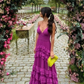 New Purple V-Neck Prom Dress, Graduation Party Dresses SH630