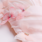 Light Pink Mermaid Off the Shoulder Butterfly Tulle Long Prom Dress Party Dress SH4037