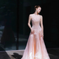 Stunning Pink A Line Sweetheart Neck Satin Prom Dress Evening Dress 16th Birthday Dress SH4048