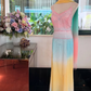 Stunning Multi-color A Line Beaded Chiffon Prom Dress Party Dress Date Dress SH4887
