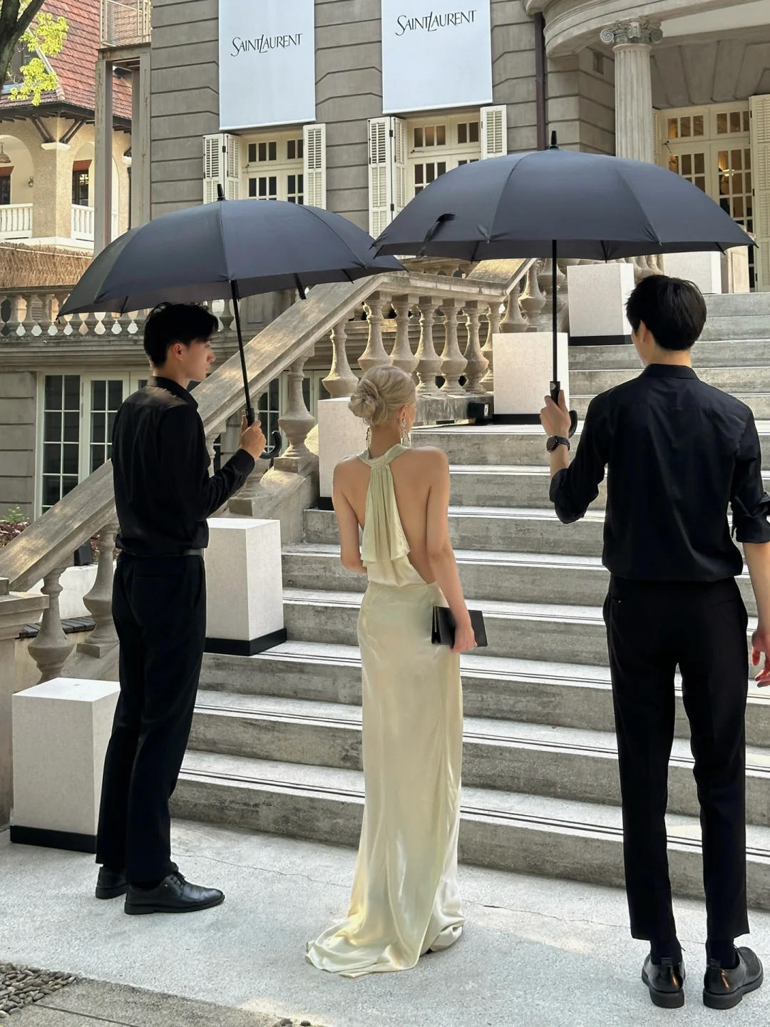 Classic Simple  A Line Halter Satin Open Back Long Evening Dress Party Dress SH3485