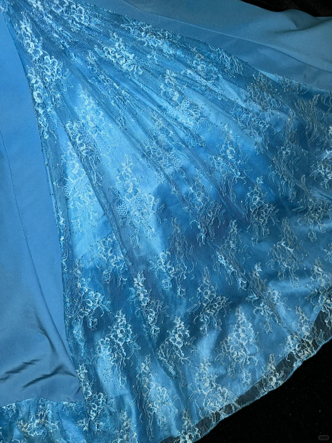 Stunning Mermaid Halter Beaded Sequin Blue Lace Satin Long Prom Dress Party Dress SH3046