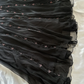 Vintage A Line V Neck Beaded Black Chiffon Open Back Prom Dress Evening Dress SH2501
