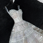 Exquisite White Beaded Ball Gown Strapless Sequin Tulle Prom Dress Party Dress SH3412