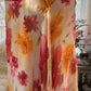 Flowy Mermaid Spaghetti Strap Print Flower Beaded Chiffon Party Dress SH3291
