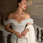 Shiny Mermaid Off the Shoulder White Sequin Long Sweep Prom Dress Party Dress SH6429