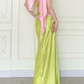 Fresh Free Vintage Mermaid Strapless Simple Satin Long Prom Dress Wedding Guest Dress SH5501