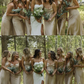 Simple Silk Satin Cowl Neck Spaghetti Strap Popular Tea Length Bridesmaid Dresses SH5587