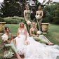 Pretty Sheath One Shoulder Green Satin Bridesmaid Dress Evening Dress with Slit SH3203