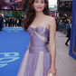 Unique A Line Strap Purple Tulle Tea Length Prom Dress Evening Dress SH2341