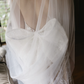 Charming A Line Halter Lace Long Sweep Open Back Wedding Dress with Bow SH2168