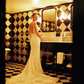 Glamorous Mermaid Spaghetti Strap White Appliques Tulle Long Wedding Dress SH8260