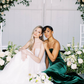 Stunning A Line Off the Shoulder Hunter Green Velvet Bridesmaid Dress Evening Dress SH3199