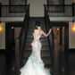 Exquisite Mermaid Round Neck Beaded Sequin Tulle Long Sweep Party Dress Evening Dress SH3407
