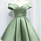 Short Emerald Green Homecoming Dresses For Prom Party P02079