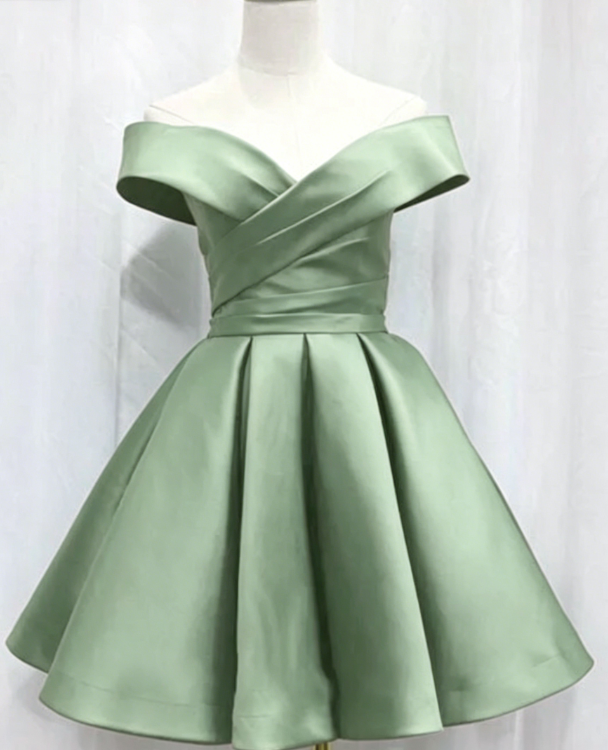Short Emerald Green Homecoming Dresses For Prom Party P02079