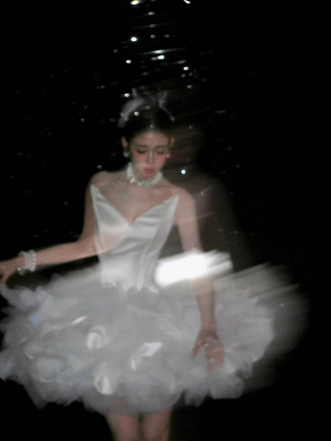 Cute A Line Strapless White Satin Tulle Short Party Dress Birthday Dress SH2926