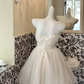 White Ball Gown Sweetheart Neck Beaded Tulle Short Homecoming Dress Birthday Dress SH3858