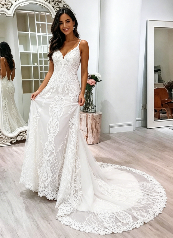 R0137,white sleeveless backless women dresses spaghetti-straps lace full length fashion dresses spaghetti-straps tulle long wedding dress