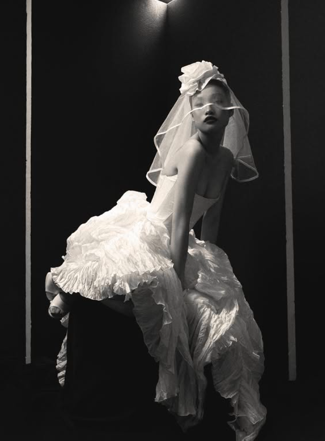 Unique A Line Strapless Corset White Satin Wedding Dress SH4527