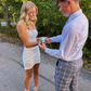 White Short Bodycon Prom Dress Mini Homecoming Dress SH1110