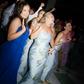Lily of the Valley Sheath Strapless Satin Long Bridesmaid Dress SH6302