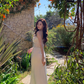 White Sheath Strapless Appliques Tulle Satin Prom Dress Formal Dress SH4169