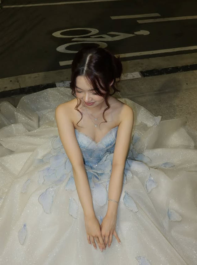 Sweety Blue Ball Gown Sweetheart Neck Layered Beaded Sequin Tulle Long Prom Dress SH4775