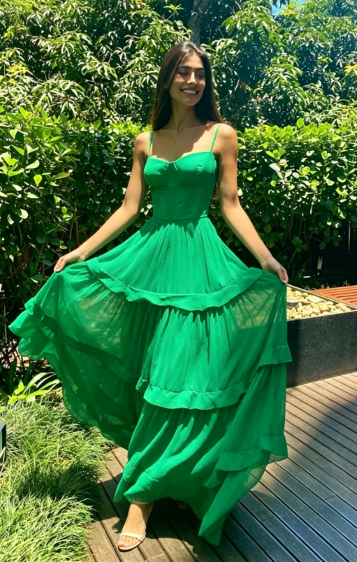 Green Sweetheart Neckline Long Party Dress Formal Prom Dress  SH729
