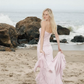 Purple Mermaid Spaghetti Strap Chiffon Prom Dress Vacation Dress SH6263