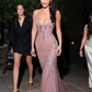 Vintage Mermaid Spaghetti Straps Beaded Chiffon Satin Prom Dress Wedding Guest Dress SH4293