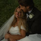 Elegant Ball Gown Off the Shoulder Pleated Simple Satin Wedding Dress SH4749