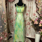 Dreamy Green Ombre A Line Halter Beaded Chiffon Prom Dress Evening Dress Date Dress SH3703
