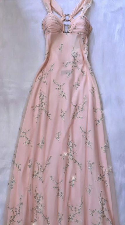 Charming Yellow Long Prom Dress Evening Gown SH1289