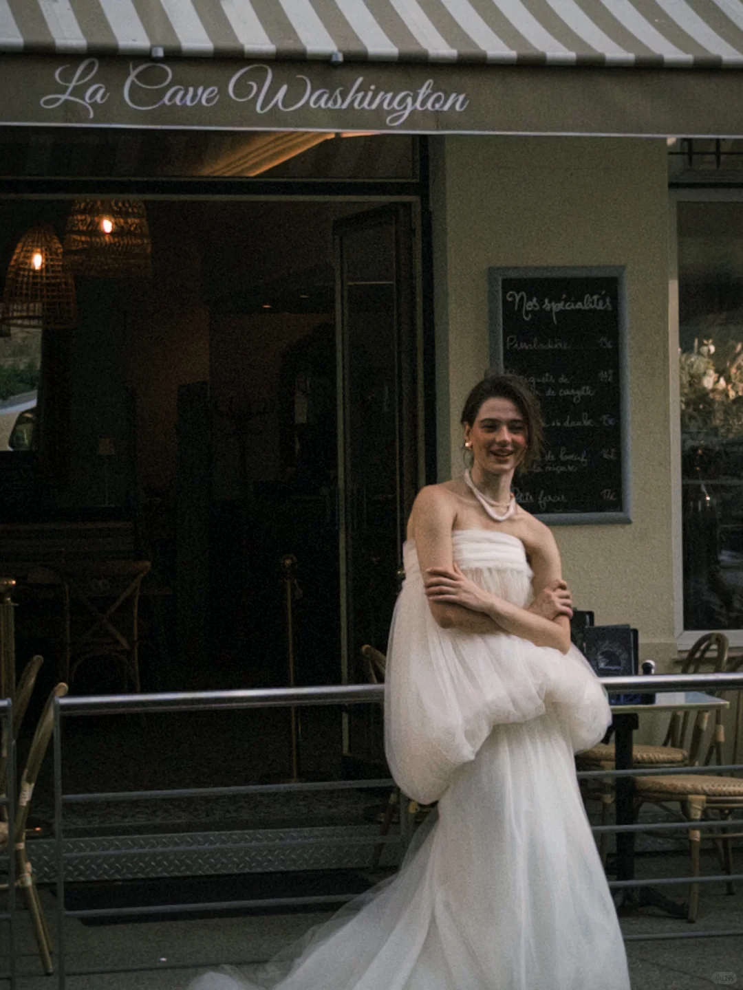 Cute Unique Mermaid Strapless White Tulle Long Wedding Dress SH5100