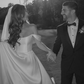 Pretty Elegant A Line Off the Shoulder Satin Long Wedding Dress SH5953