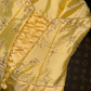 Bright Yellow A Line Strapless Beaded Satin Prom Dress Party Evening Dress SH5993