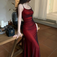Vintage Spaghetti Strap Midi Prom Dress SH1272