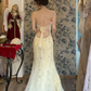 Vintage Light Yellow Spaghetti Strap Exquisite Rhinestone Chiffon Prom Dress 22th Birthday Dress SH4409