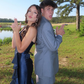 Navy Blue Mermaid Spaghetti Strap Layered Satin Prom Dress Party Dress Date Dress SH3988