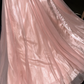 Classy A Line Round Neck Pink Tulle Satin Prom Dress Evening Dress SH3104