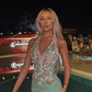 Green Two Piece V Neck Floral Tulle Open Back Prom Dress Evening Dress SH4043