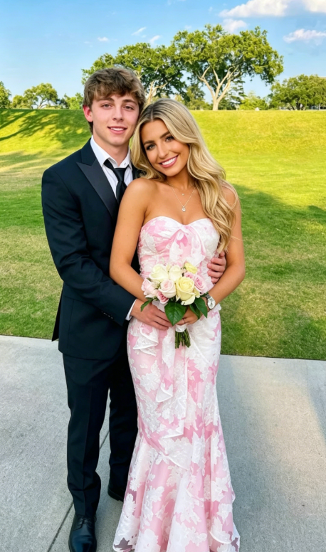 Pink Mermaid Strapless Print Floral Evening Dress Prom Dress Party Dress SH973